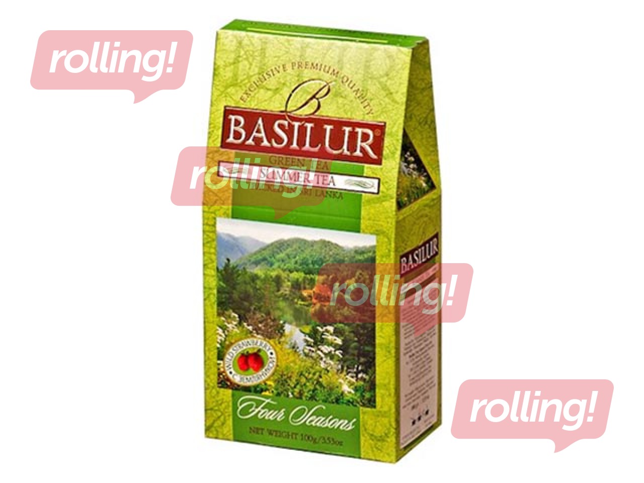 Roheline lahtine tee Basilur 4 Seasons Summer Tea, 100 g