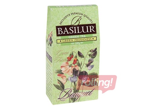 Green loose tea Basilur Green Freshness, 100g