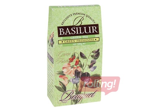 Roheline tee Basilur Green Freshness Loose Leaf, 100g