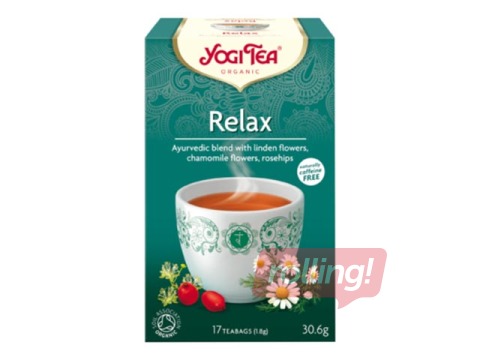 Ayurveda tee Bio Yogi Soothing, 17 pakki. 