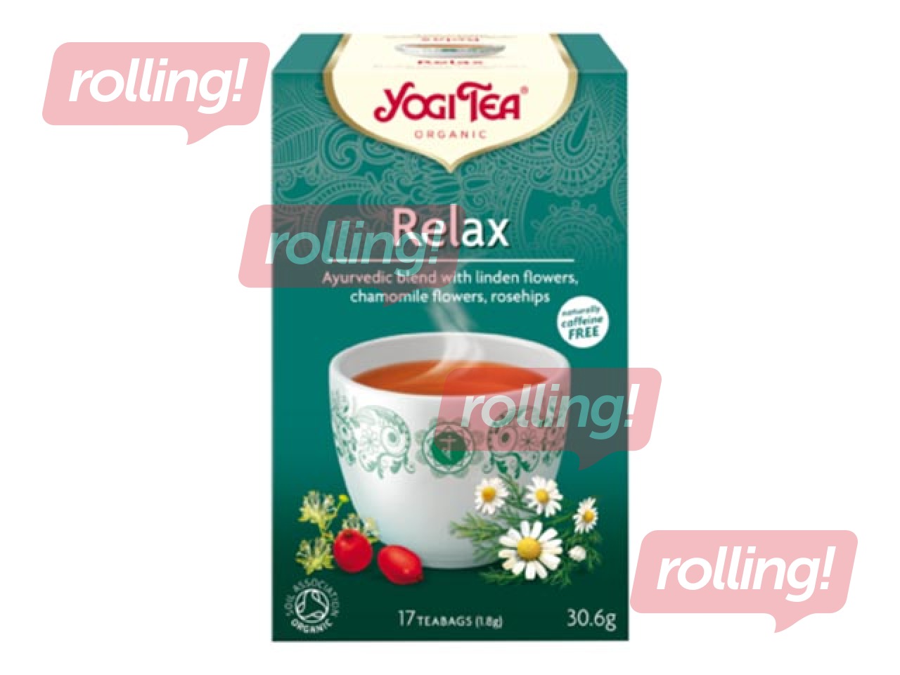 Ayurveda tee Bio Yogi Soothing, 17 pakki. 