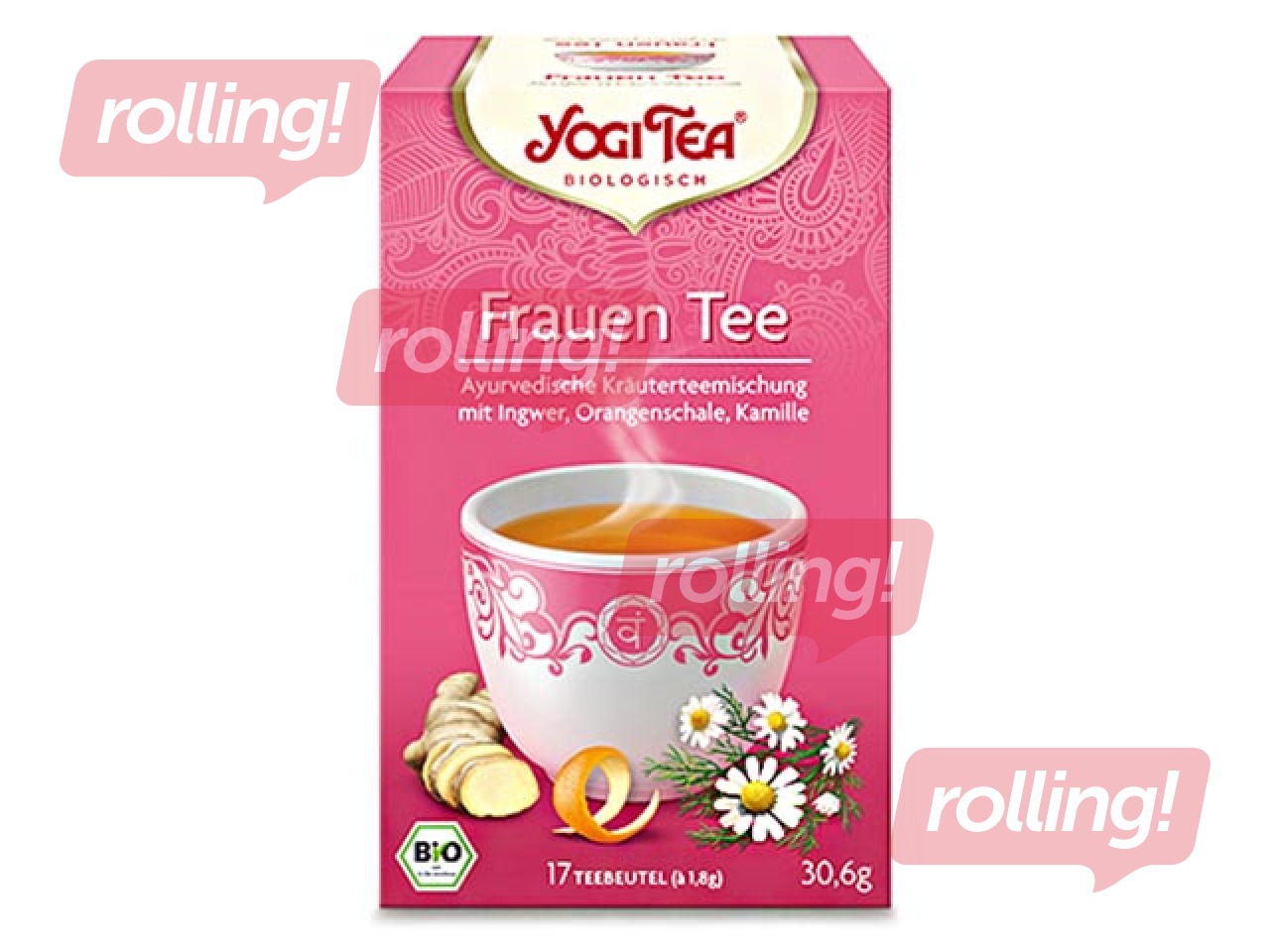 Naiste tee Yogi Tea mahe, 17 teekott.