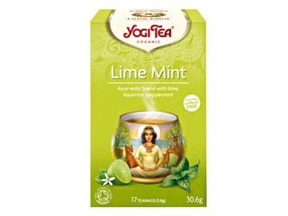 Tee Ayurvedic Bio Yogi Tea laimi-pipparmündiga, 17 tk. 