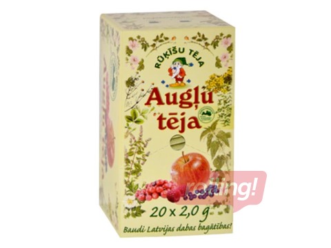 Чай с фруктами Rūķīšu tēja, 20 x 2 г