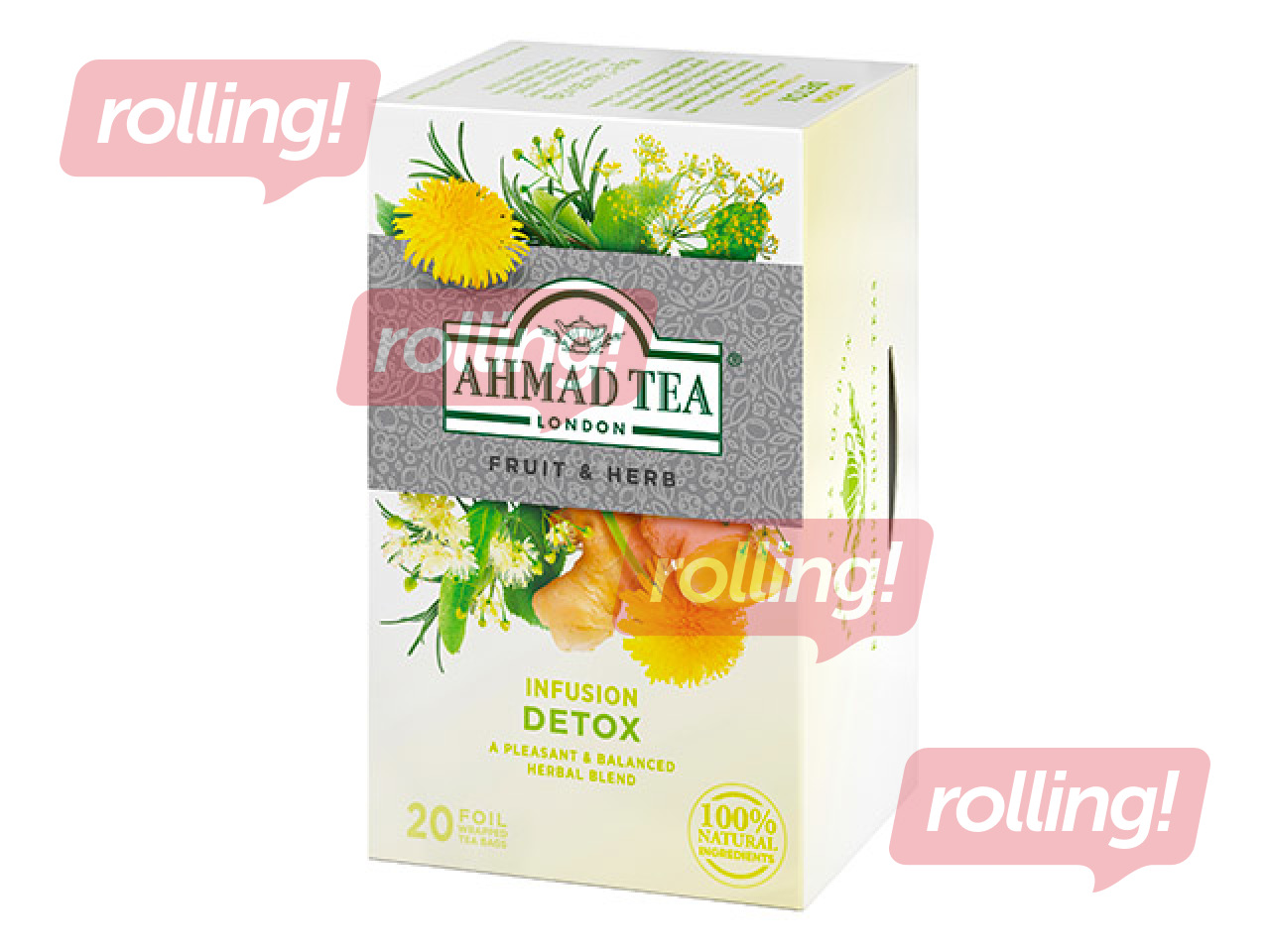 Чай травяной Ahmad, Detox, 20 шт