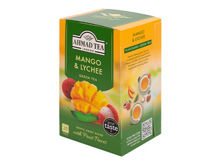 Green tea  Ahmad  Mango & Lychee, 20 tea bags