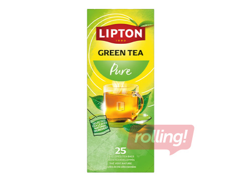 Чай зеленый Lipton, 25 пакетиков 