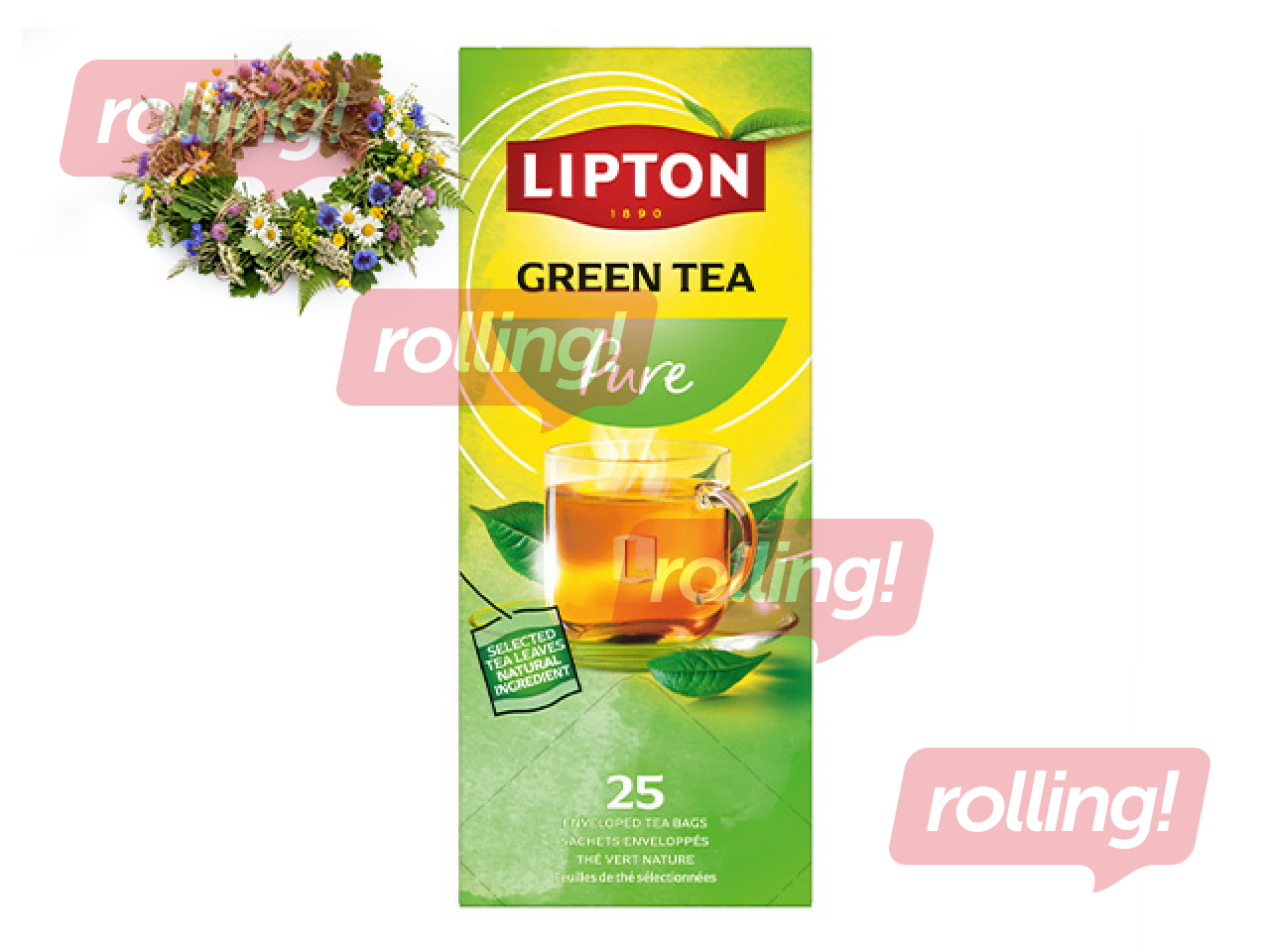 Lipton Roheline tee, 25tk/pakis +Jaanipäeva kingitus!