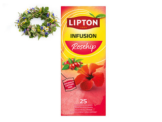 Lipton Kibuvitsa ja hibiski taimetee, 25 tk./pakis +Jaanipäeva kingitus!