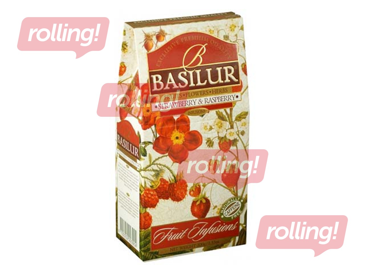 Fruit tea Basilur Strawberry&Raspberry, 100 g