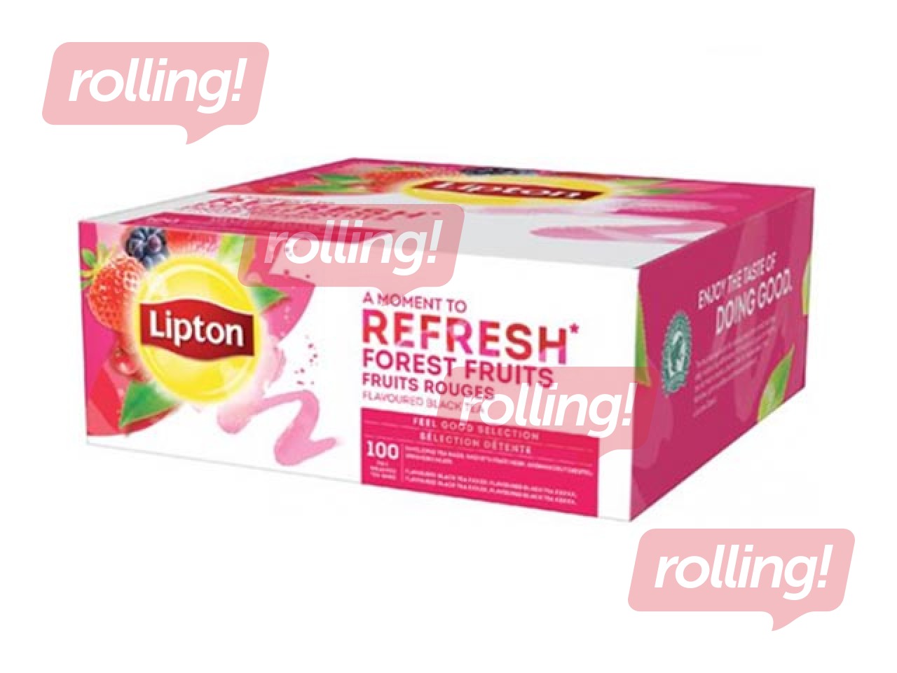 Black tea Lipton with wild berries, 100 pac.