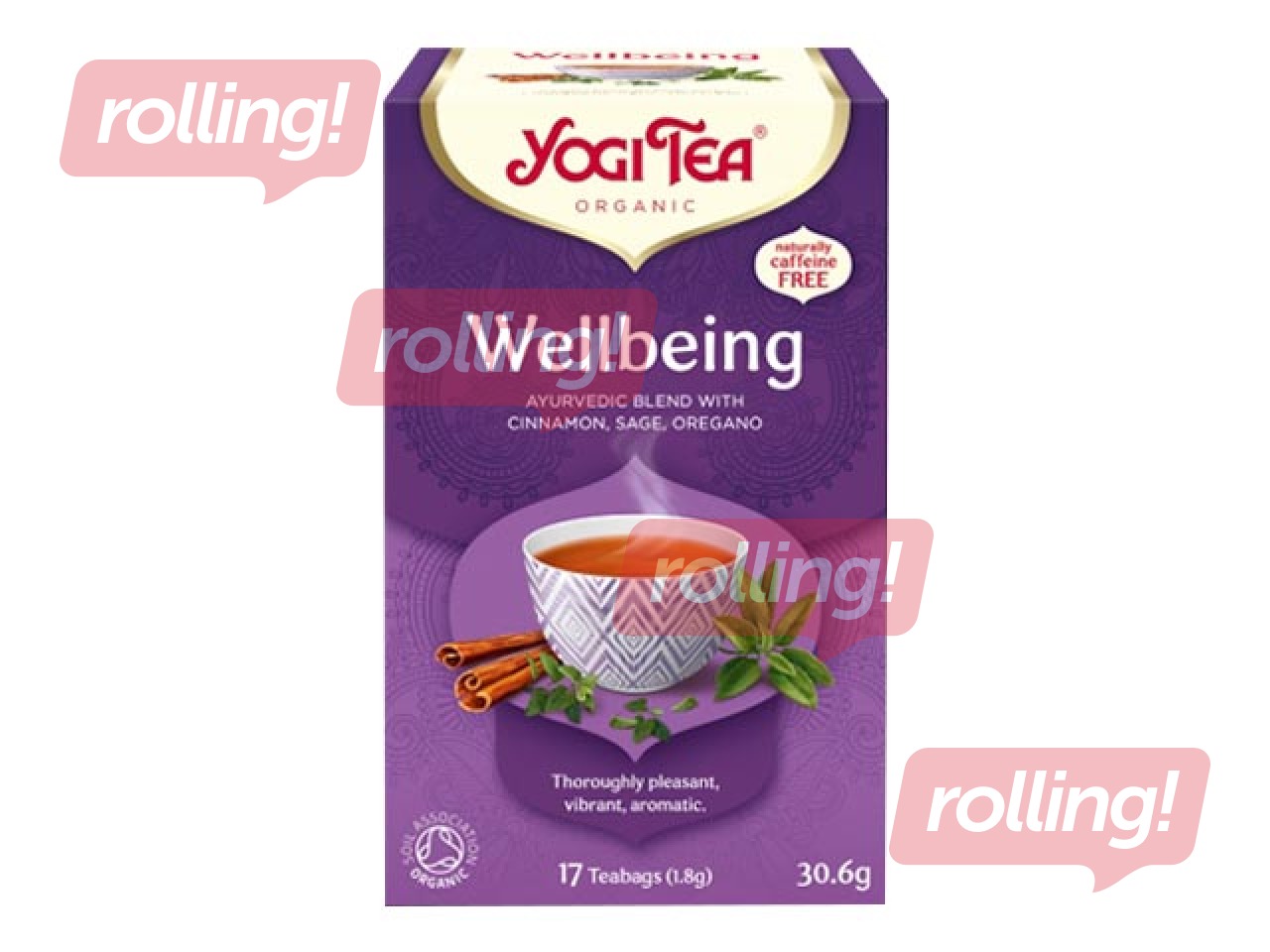Ayurveda Bio Yogi Wellbeing tee, 17 pakki.