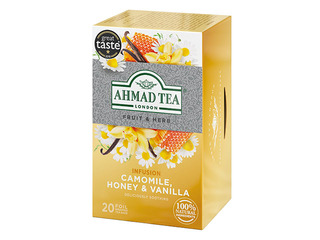 Tea herbal Ahmad, Camomile, honey and vanilla Infusion, 20 tea bags