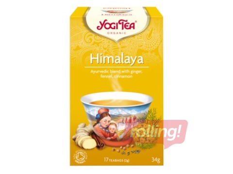 Ayurveda tee BIO Yogi Himalaya, 17 pakki. 