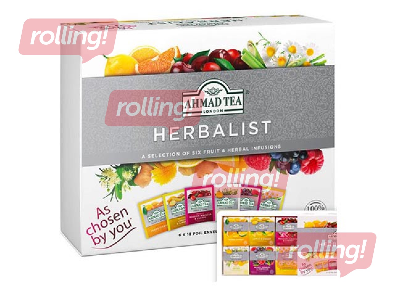 Tee Ahmad, herbal selection, 60 tea bags