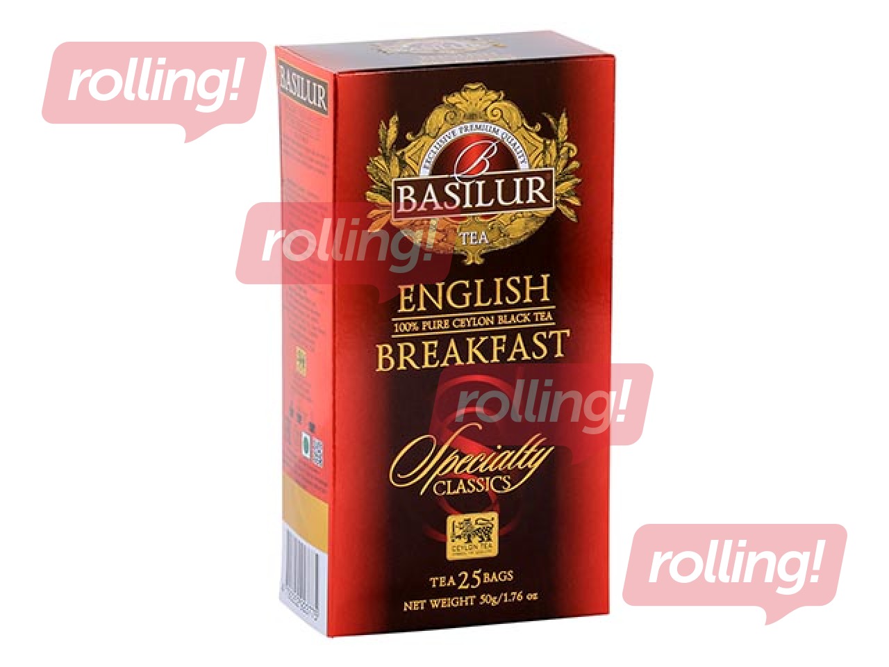 Black Tea Basilur English Breakfast 25 pcs