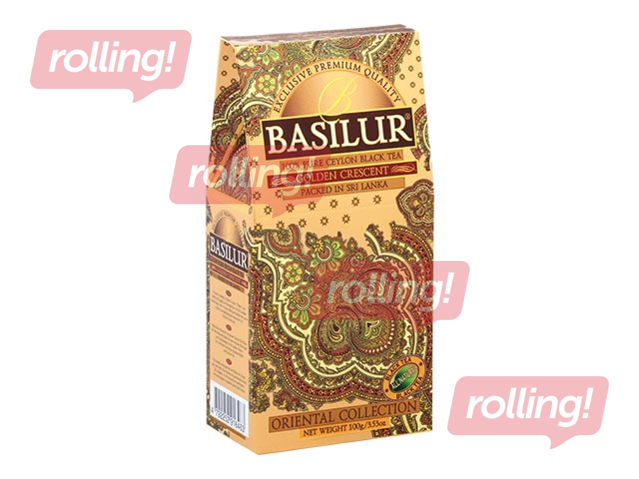 Must tee Basilur Oriental Golden Crescent, 100g