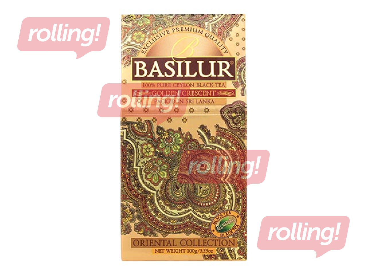 Must tee Basilur Oriental Golden Crescent, 100g
