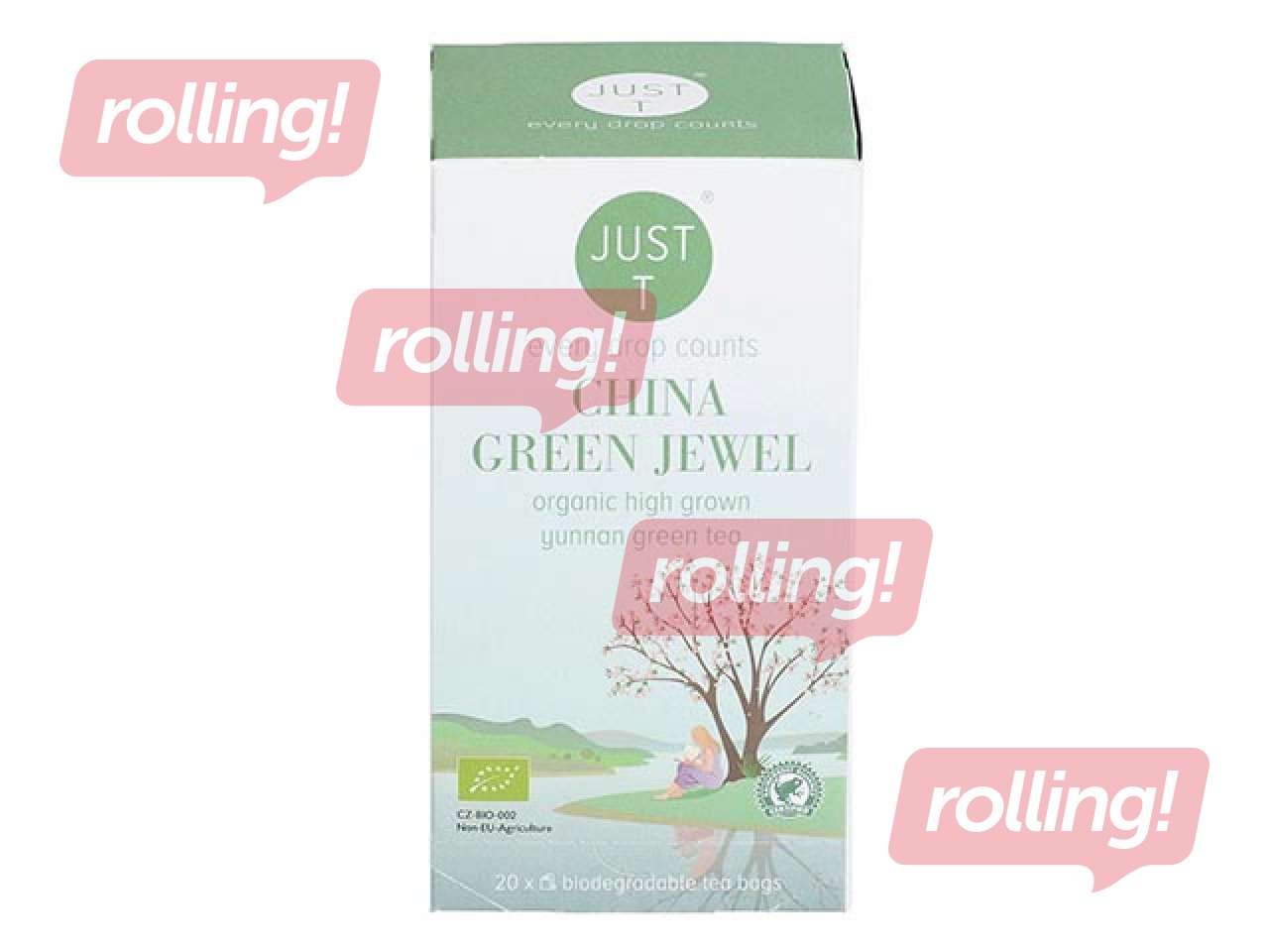 Roheline tee Just-T China Green Jewel Bio 2g x 20 tk.