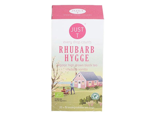 Черный чай Just-T Rhubarb Hygge Bio 1,75г x 20