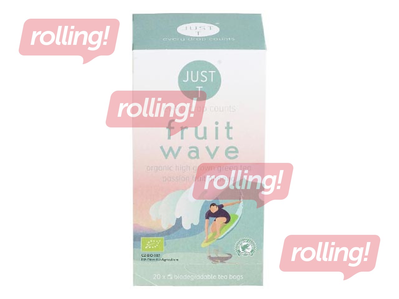 Roheline tee Just-T Fruit Wawe Bio 1.5g x 20 tk.