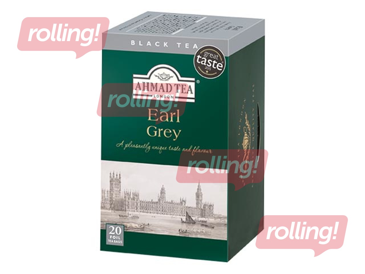 Tēja melnā Ahmad Earl Grey, 20 pac.
