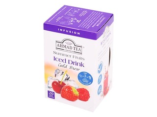 Vaisinė jäätee  Ahmad, Cold Brew Summer Fruits, 20 tk.