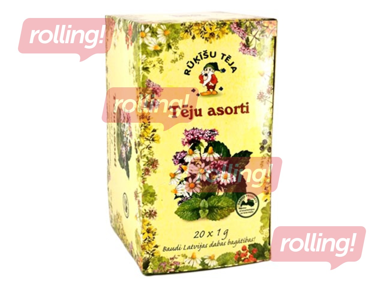 Erinevad teed Rūķīšu tēja, 20 x 2 g