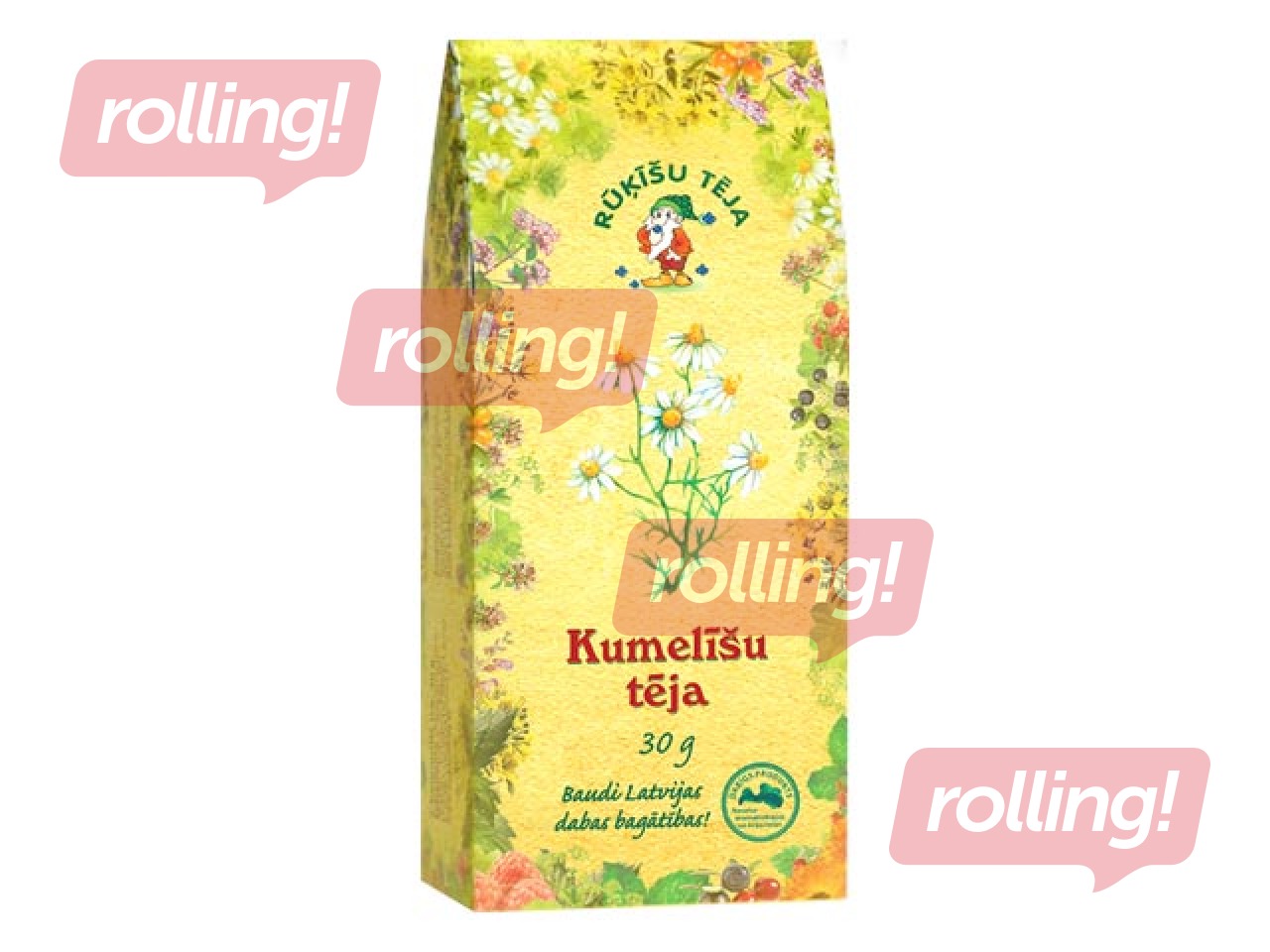Tēja zāļu Rūķīšu tēja, kumelīšu, 30g