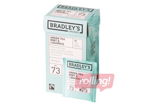 Мятный органическийчай Bradley's, 25 уп.
