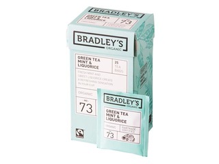 Piparmündi orgaaniline tee Bradley's, 25 pakki