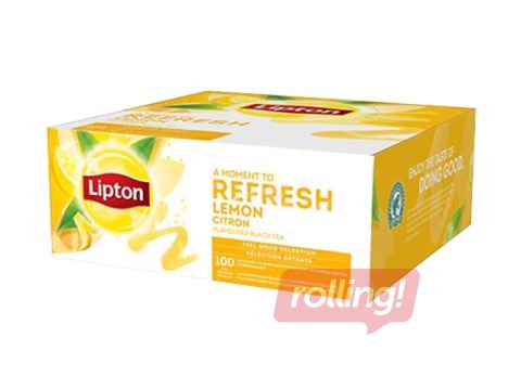 Black tea Lipton Lemon, 100 pcs