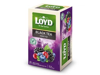 Tēja melnā Loyd ar meža ogu garšu, 20 pac.
