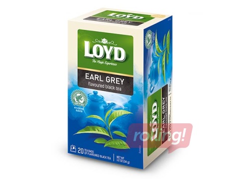 Чай черный Loyd Early Grey, 20х1,7г