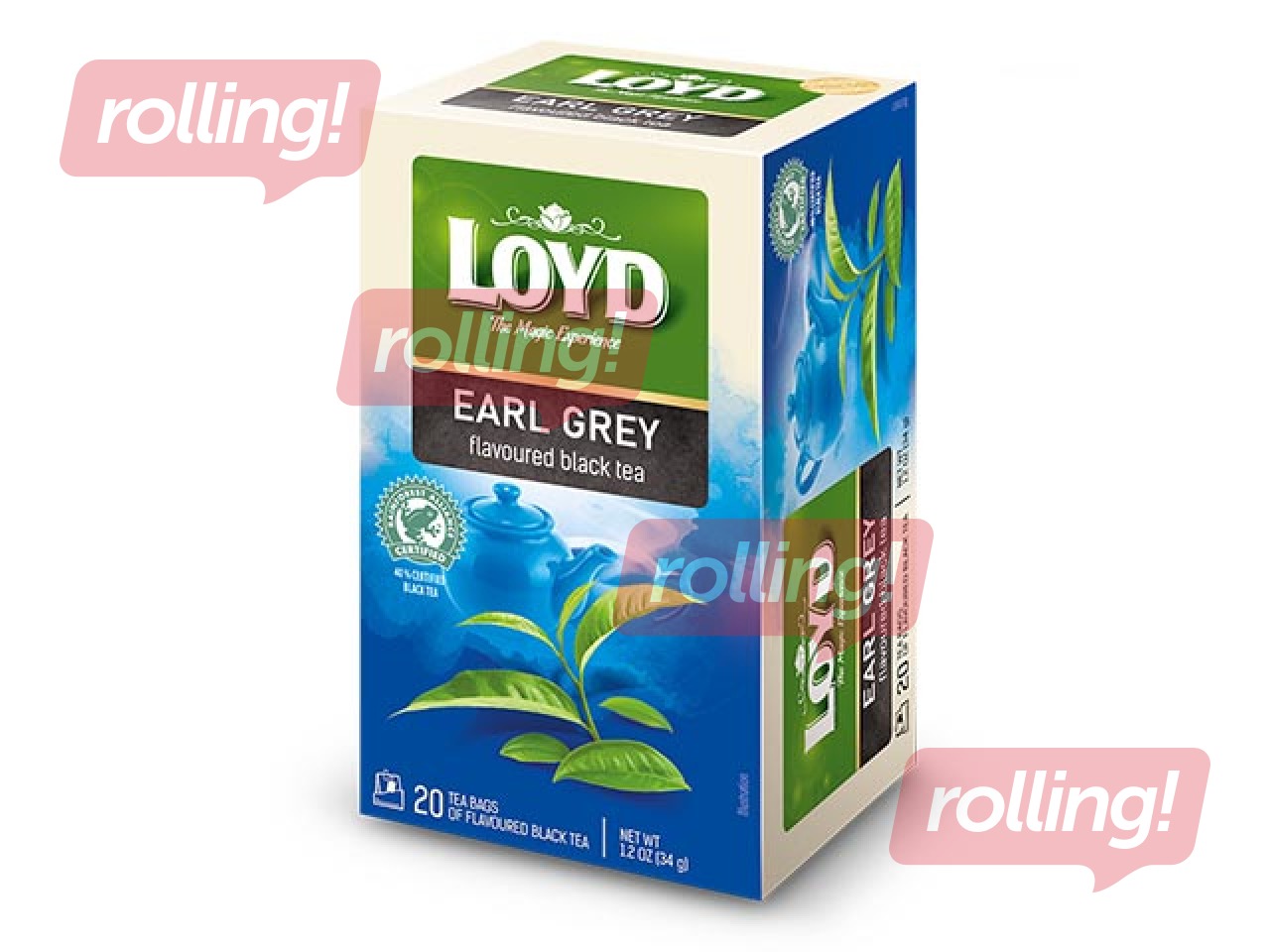 Чай черный Loyd Early Grey, 20х1,7г