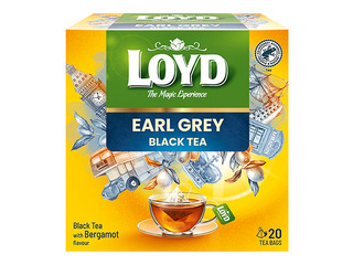 Black tea Loyd Pyramids Early Gray, 20x2g