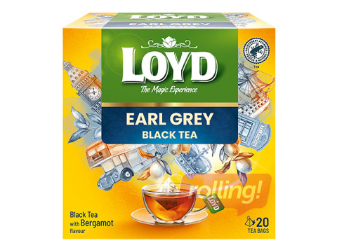 Must tee Loyd Pyramids Early Grey, 20x2g