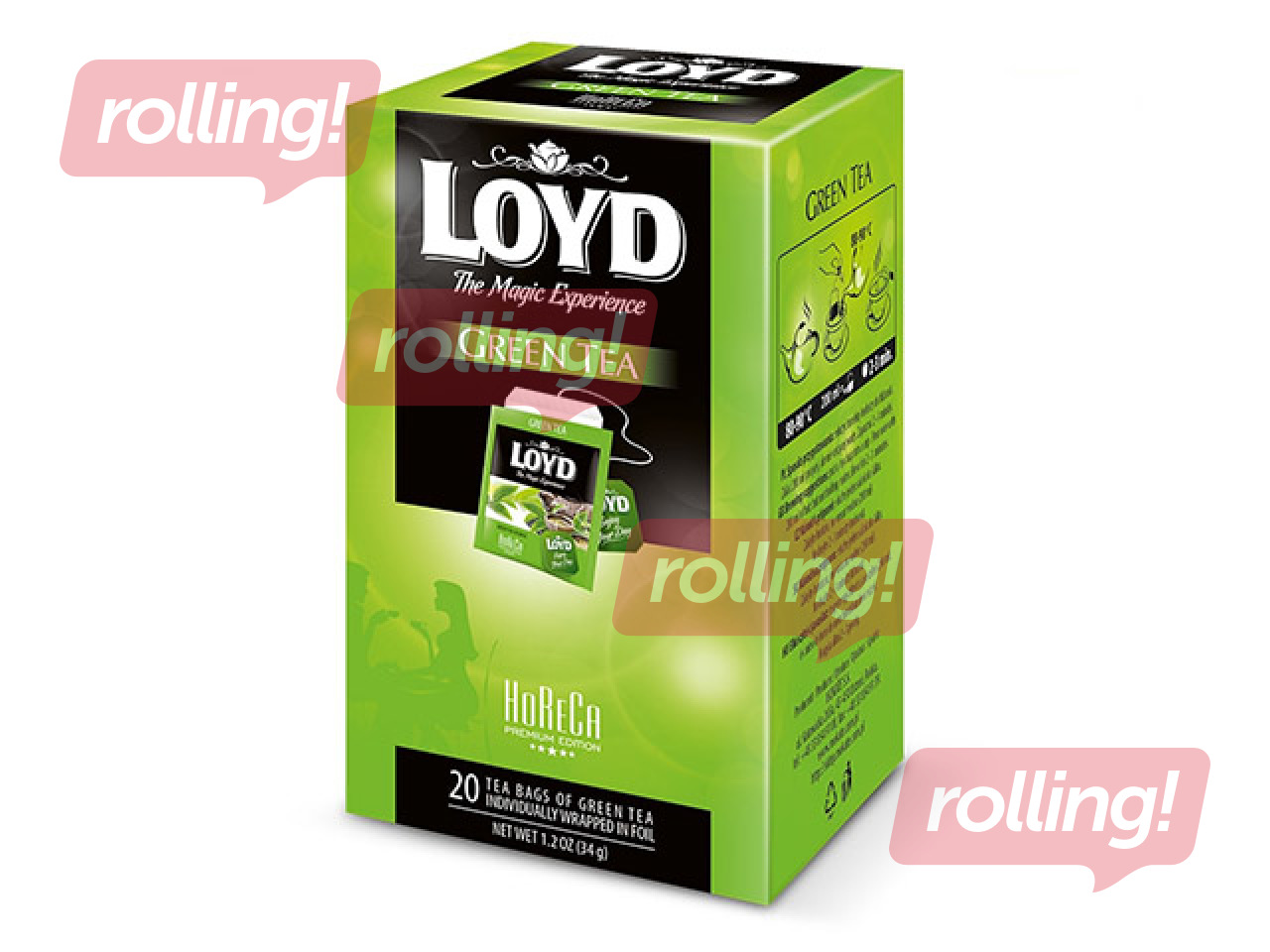 Roheline tee Loyd FS, 20x1,7g