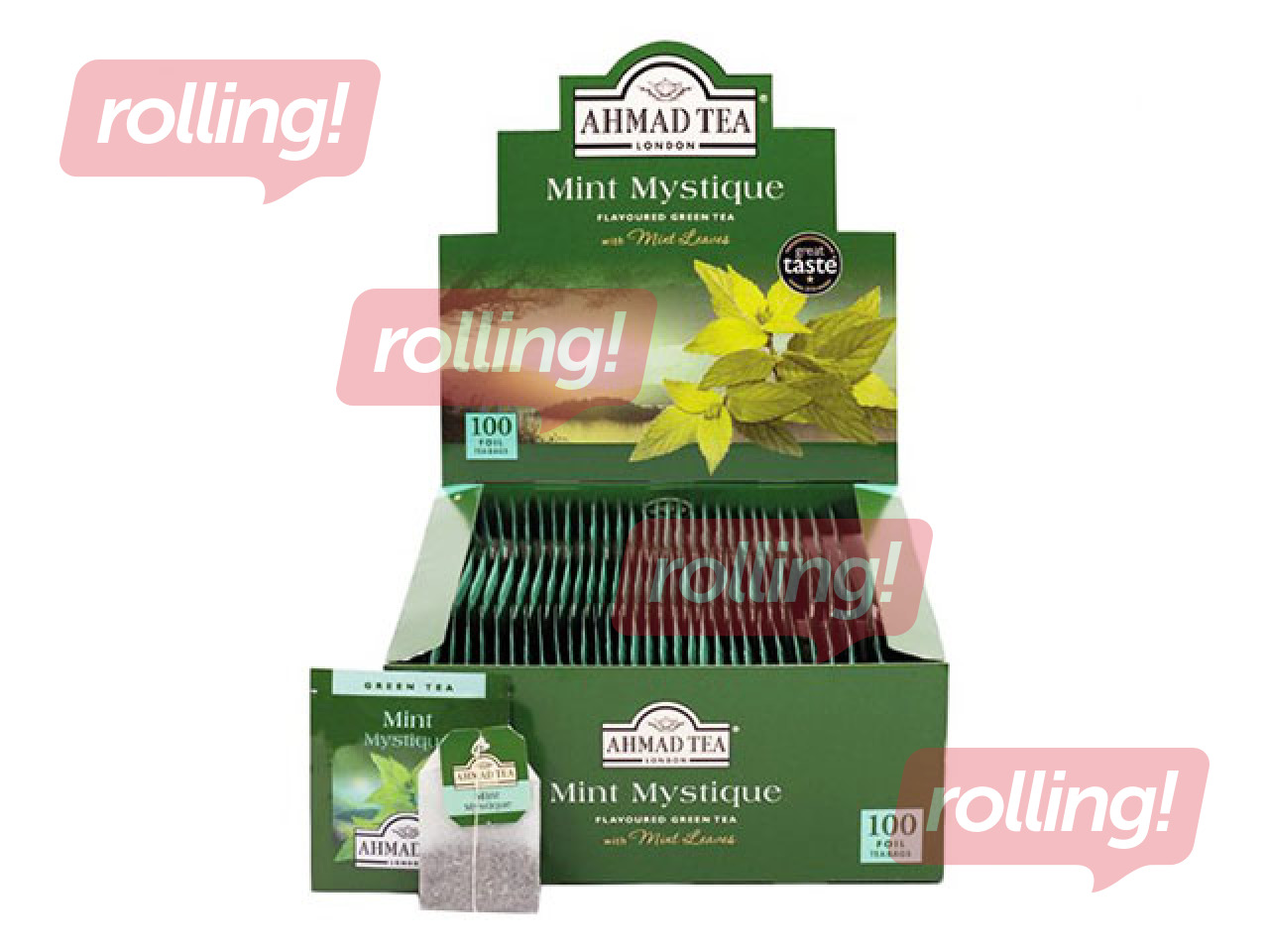 Roheline tee Ahmad Mint Mistique, 100 tk.