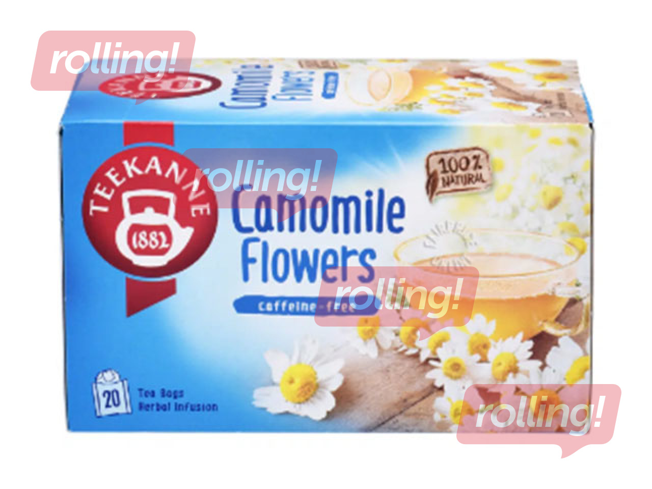 Kummeli tee Teekanne Kummeliõied, 20 pakki.