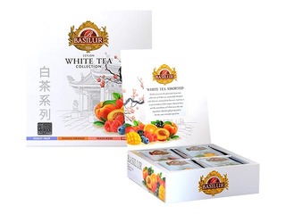 Tēja baltā Basilur Premium White Tea  Assorted , 40 pac.