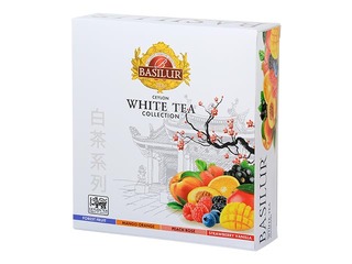 Valge tee Basilur Premium White Tea Asortii, 40 pakki.