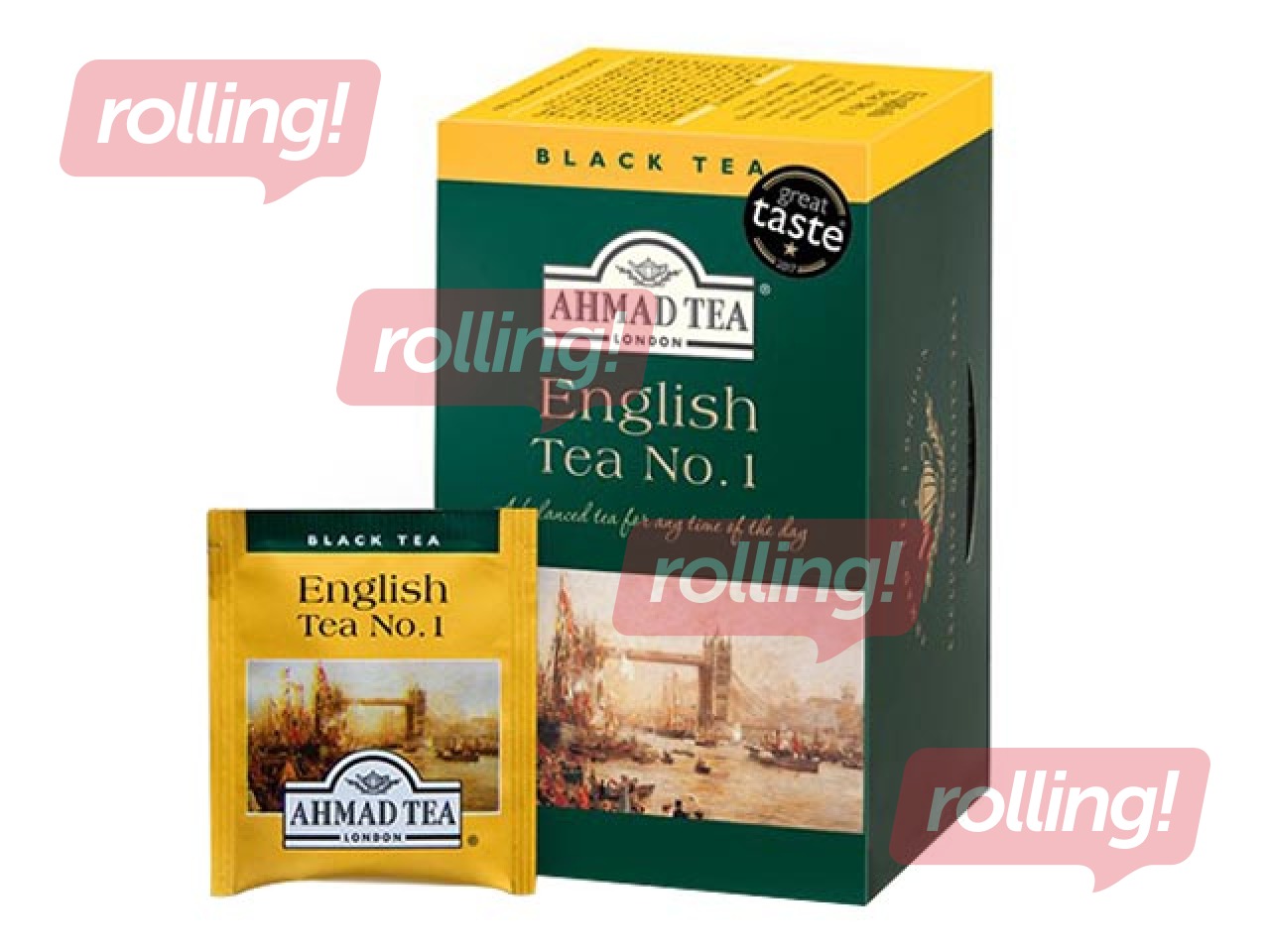 Must tee Ahmad English Tea No.1, 20 pakki.
