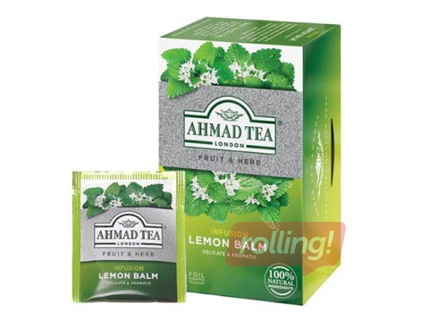 Tea Ahmad Lemon Balm, 20 pack.