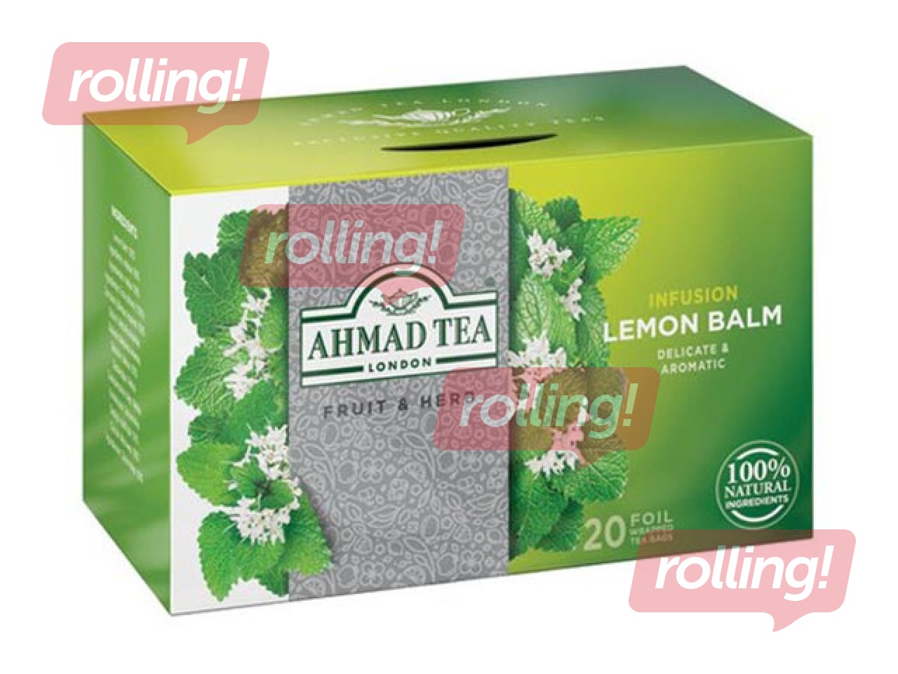 Tee Ahmad Lemon Balm, 20 tk