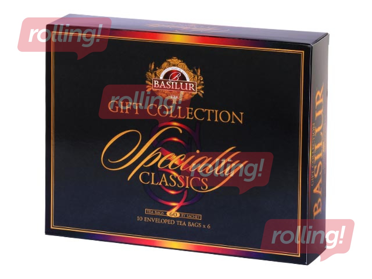 Tea Must ja Roheline Basilur Specialty Classics Assortii, 60pac.