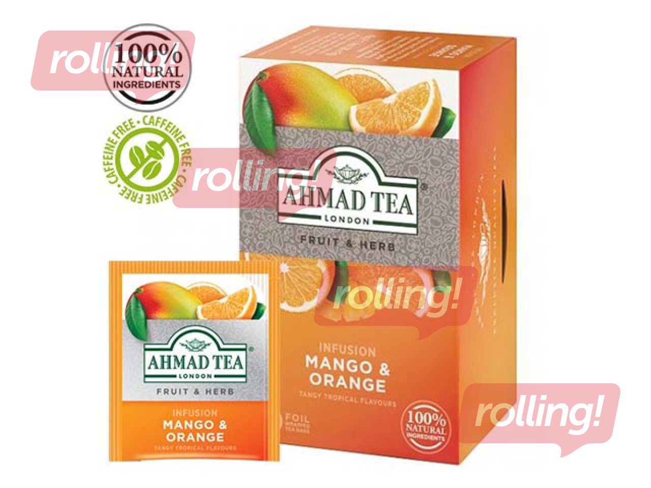 Ahmad Mango & Orange Tea, 20 tk