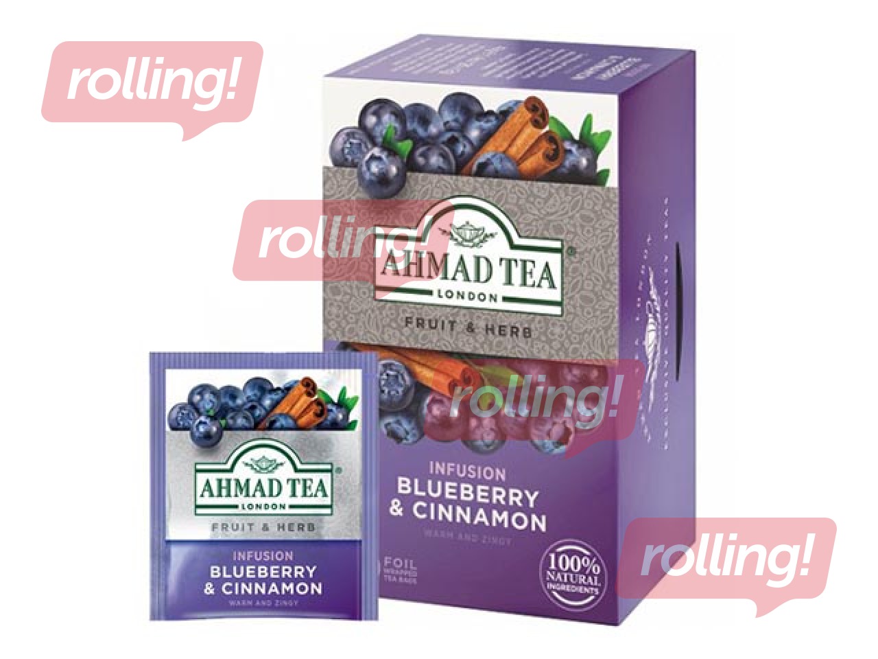 Tee Ahmad Blueberry & Cinnamon, 20 tk.