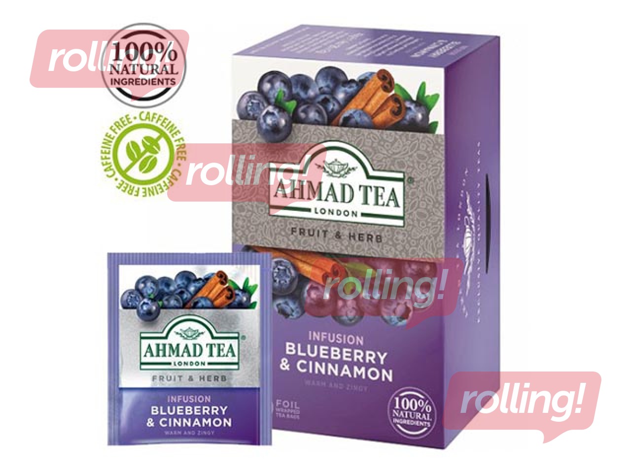 Tee Ahmad Blueberry & Cinnamon, 20 tk.