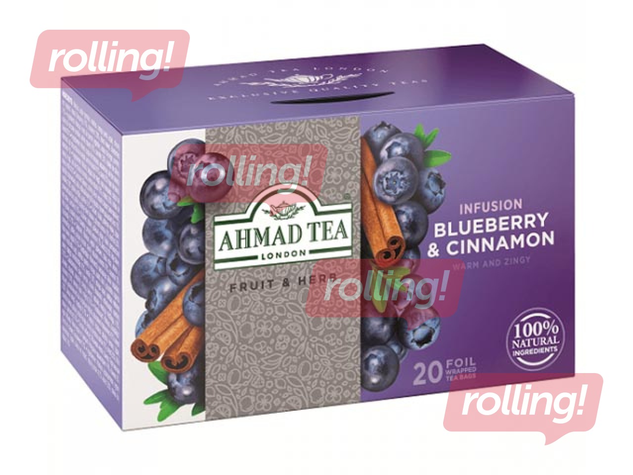Tee Ahmad Blueberry & Cinnamon, 20 tk.